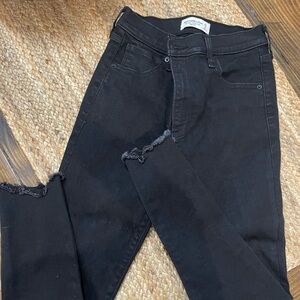 Abercrombie & Fitch high rise skinny ankle jeans